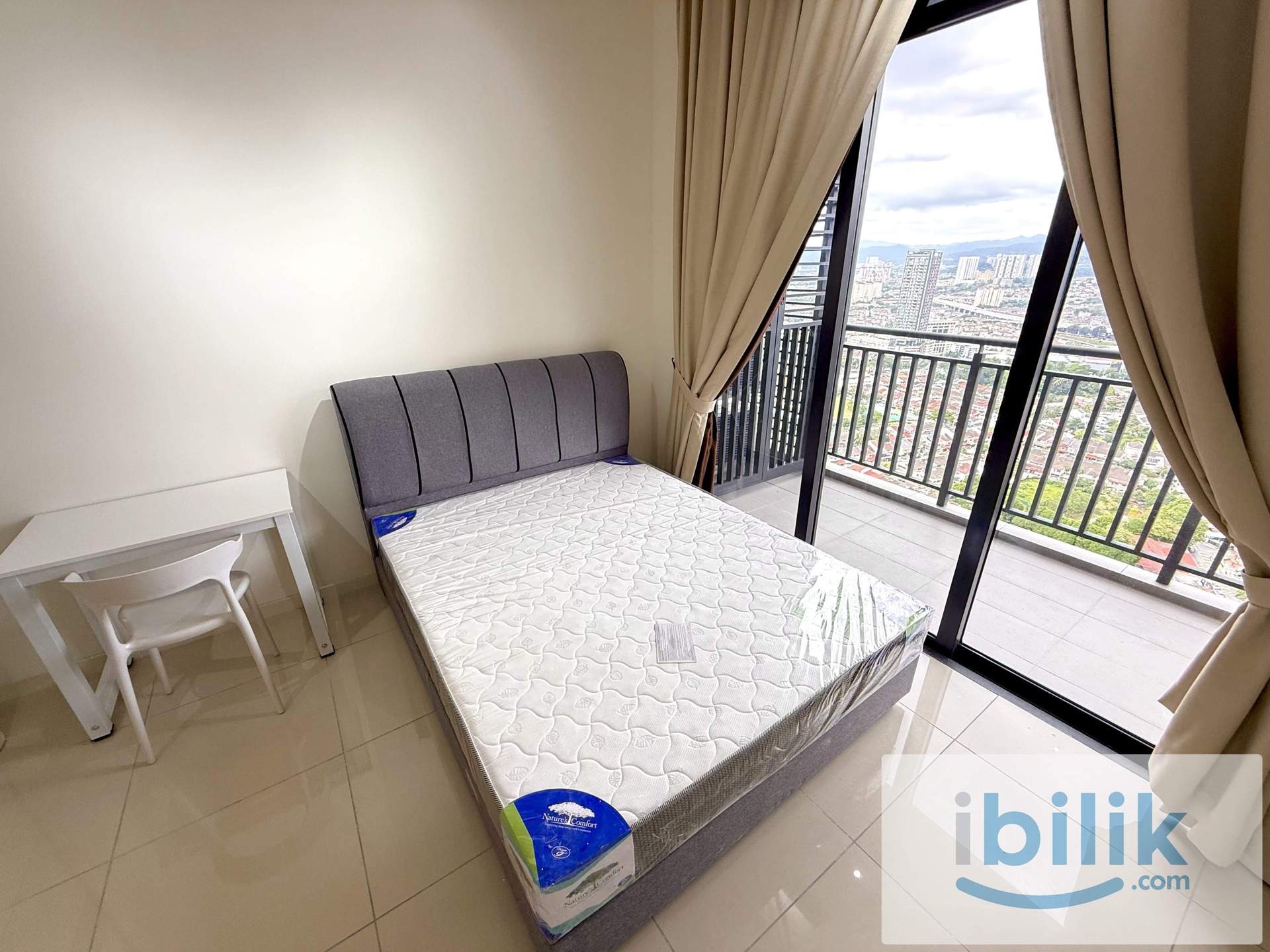 5 Min Walk to LRT Sri Rampai, 6 Stops to KLCC, Brand New Balcony Room - Image 3