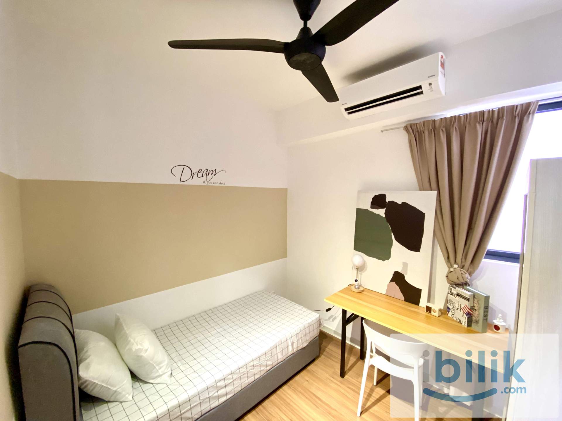 7 Min Walk MRT & LRT Maluri, Fully Furnished Small Room, Ready Move In - Image 2