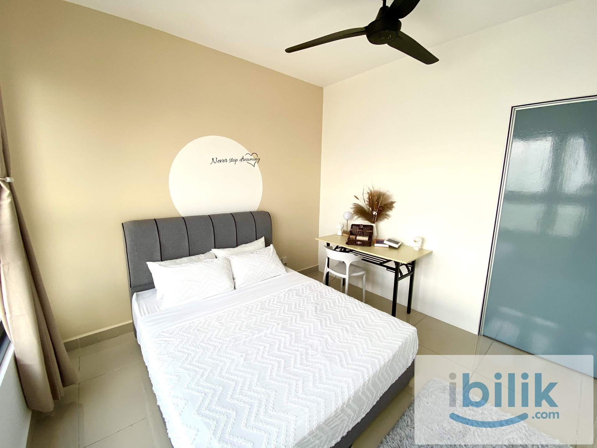 7 Min Walk to MRT & LRT Maluri, Fully Furnished Big Medium Room - Image 2