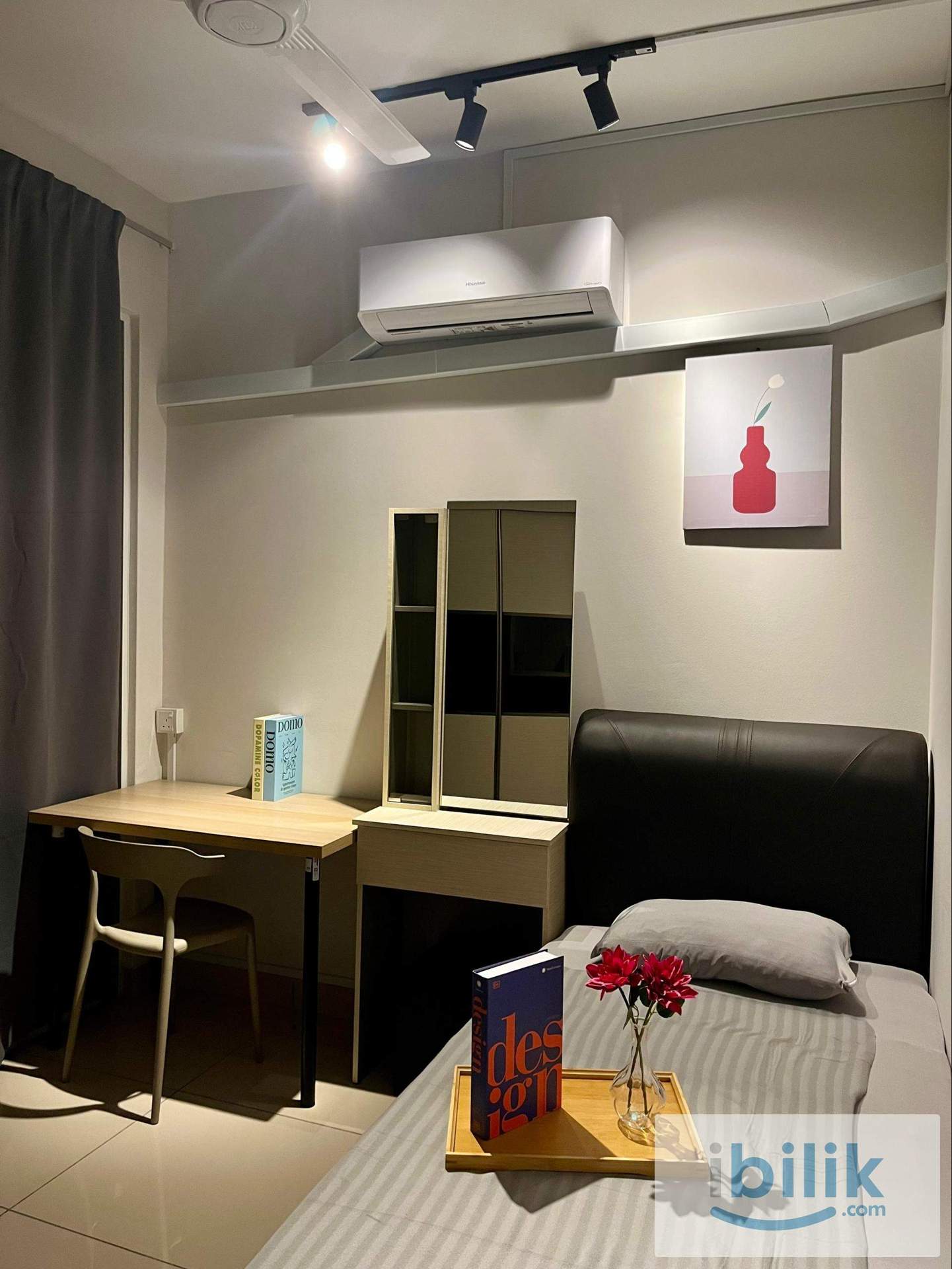 🔥 🔥3 mins walk to LRT Station! BEAUTIFUL bedroom with BALCONY for rent!😍 - Image 3