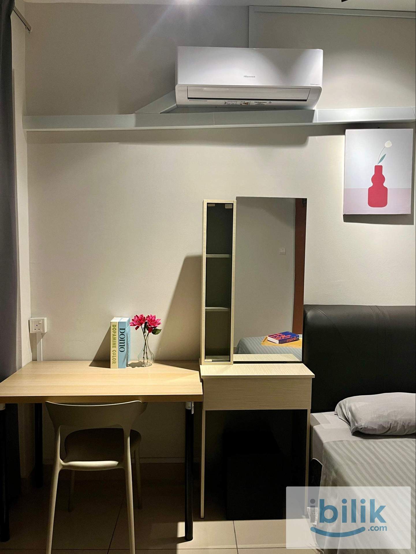 🔥 🔥3 mins walk to LRT Station! BEAUTIFUL bedroom with BALCONY for rent!😍 - Image 5