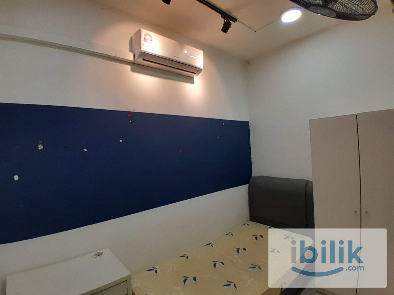 [The Green] Single Room with Aircond Near MSU, Batu Tiga, Section 22 Shah Alam - Image 1