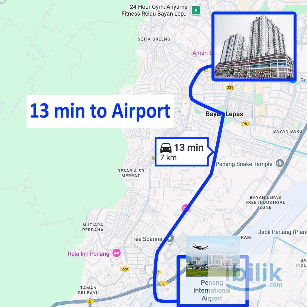 Golden Triangle 𝗠𝗶𝗱𝗱𝗹𝗲 𝗥𝗼𝗼𝗺 near INTI & GBS - Image 9