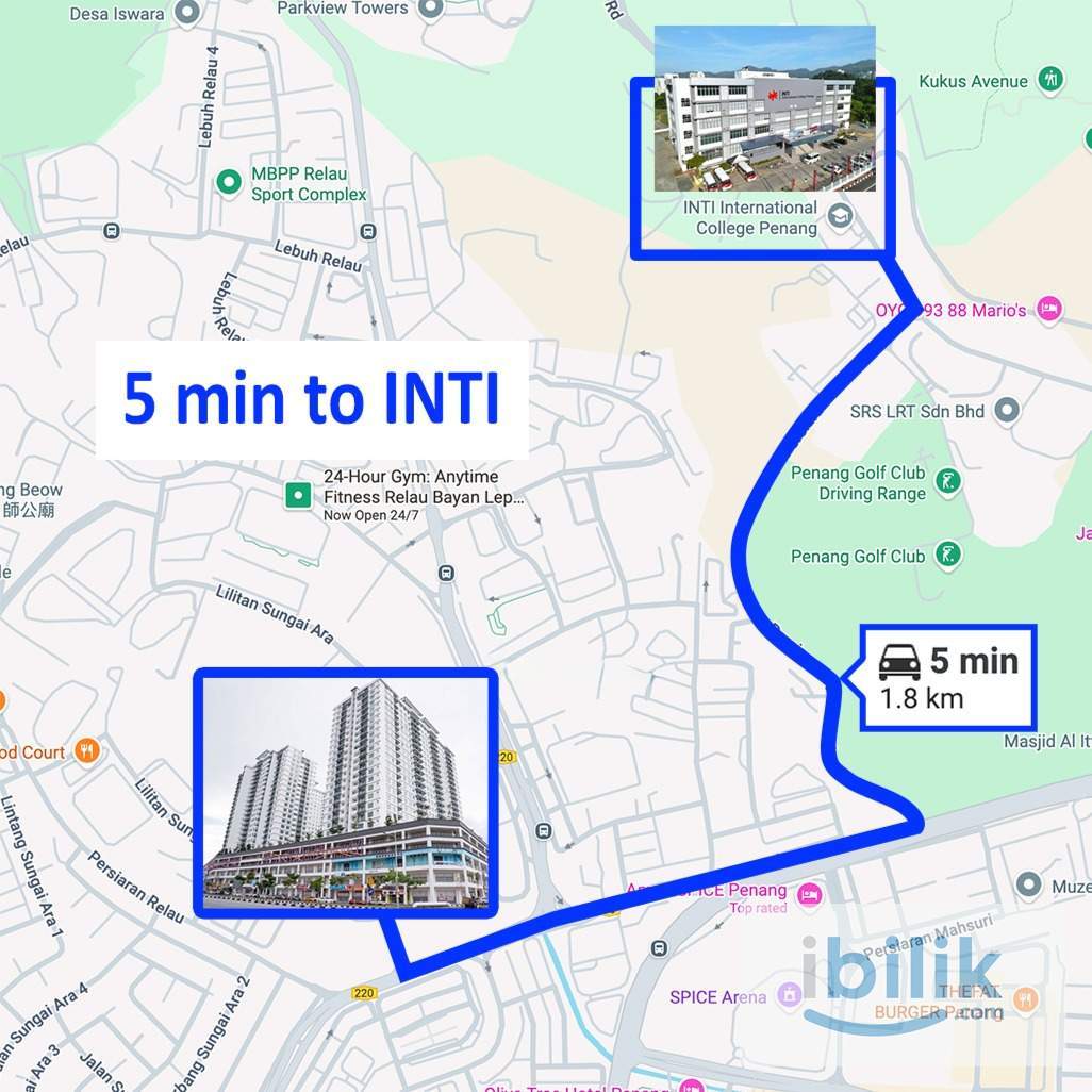 Golden Triangle 𝗠𝗶𝗱𝗱𝗹𝗲 𝗥𝗼𝗼𝗺 near INTI & GBS - Image 10
