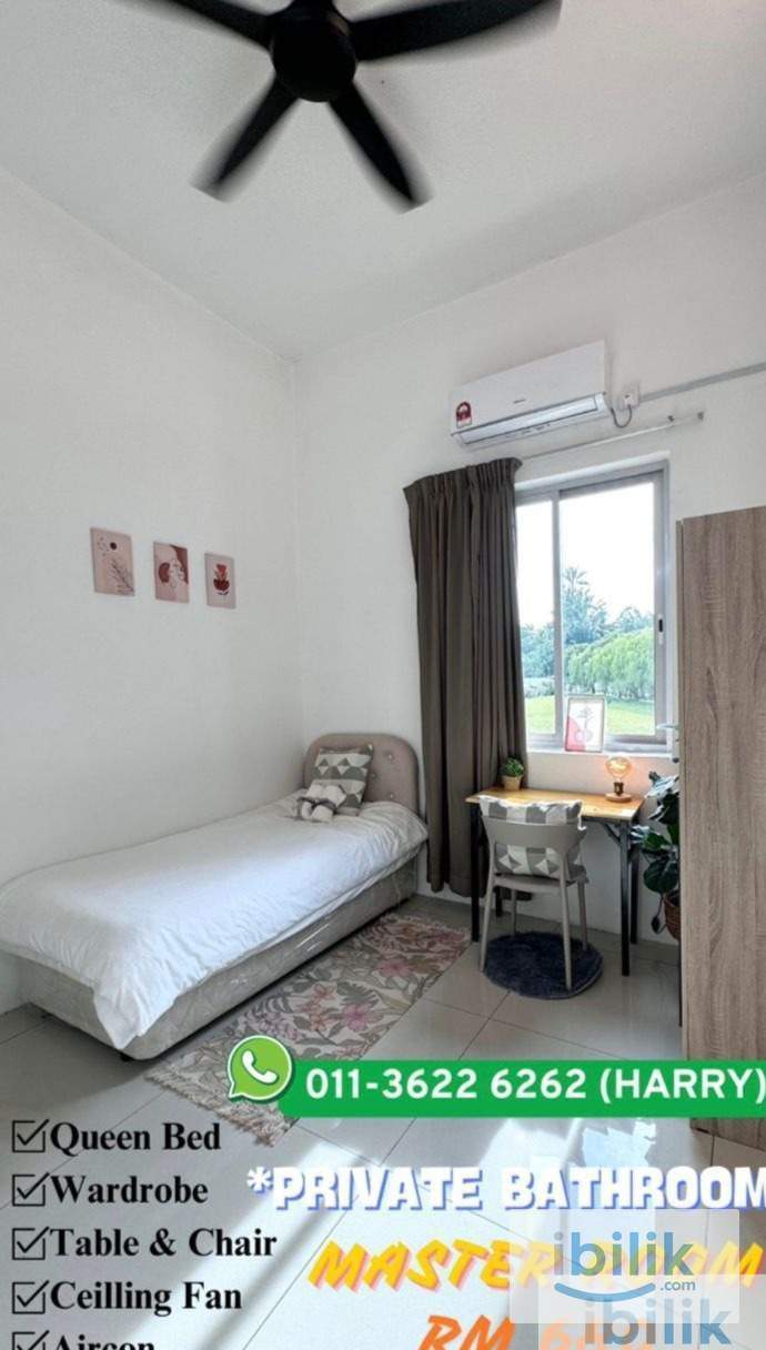 Bukit Mertajam Juru MASTER ROOM FOR RENT at Carnation Villa🌟 RM680 - Image 1