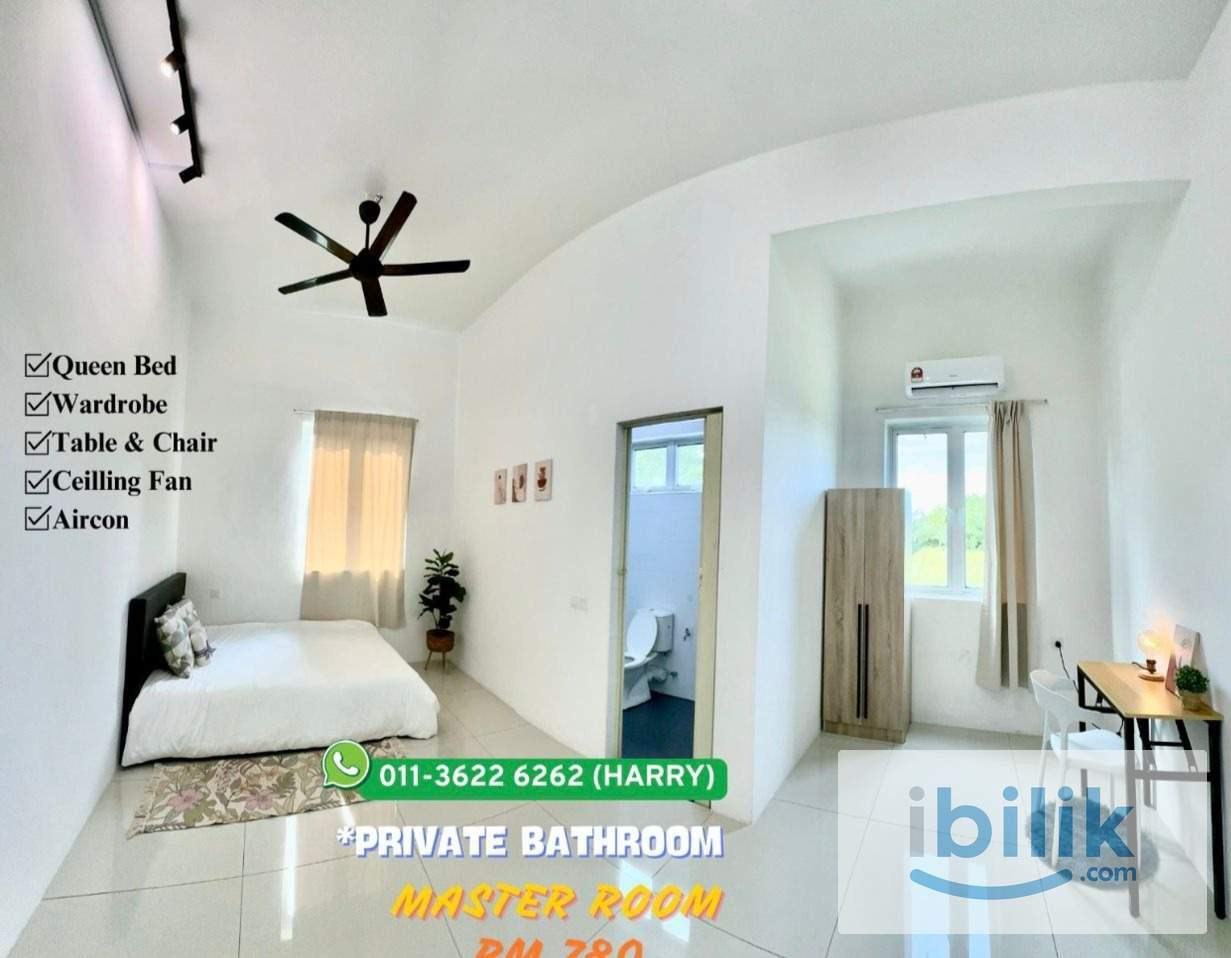 Bukit Mertajam Juru MASTER ROOM FOR RENT at Carnation Villa🌟 RM780 - Image 1