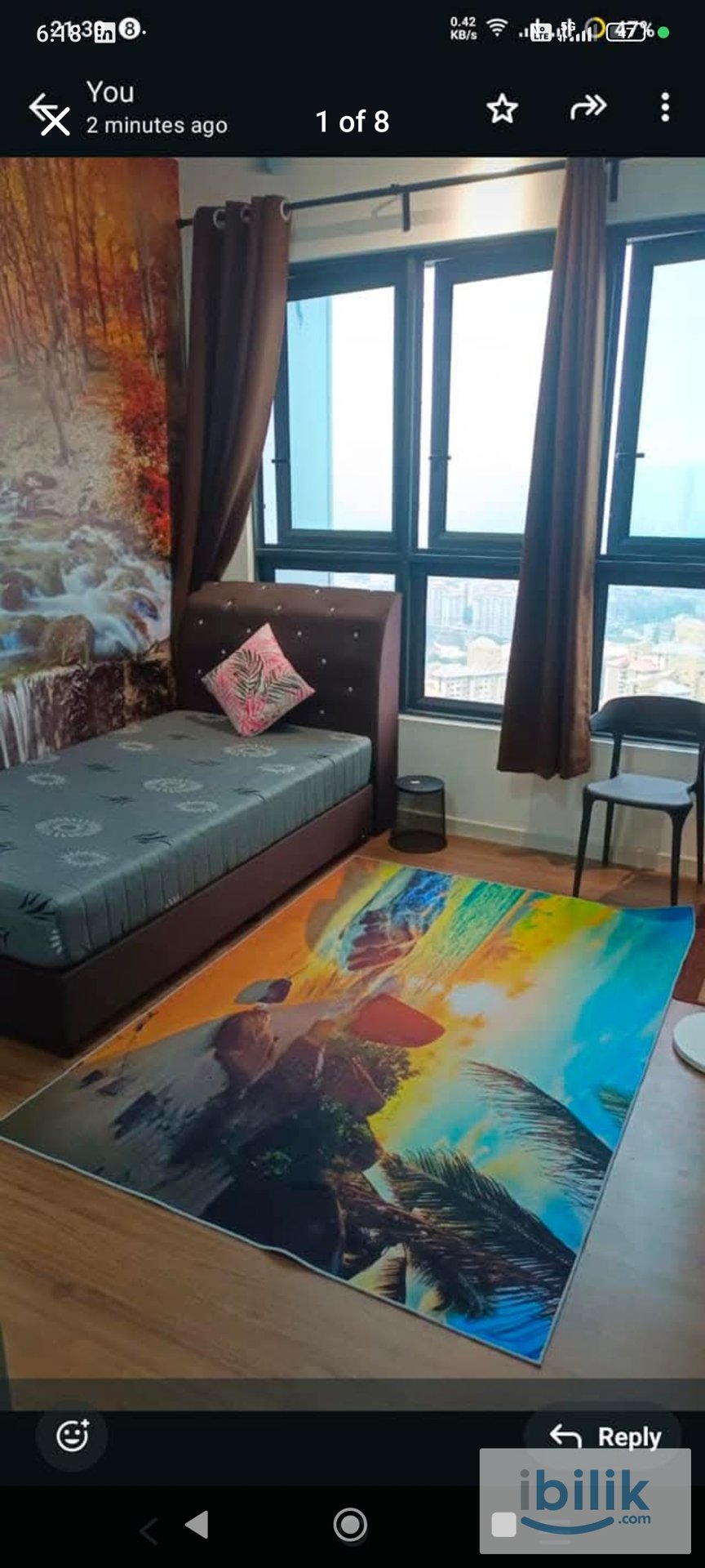 Twin Sharing Room (Female) @ M Vertica – 500m to MRT/LRT - Image 2