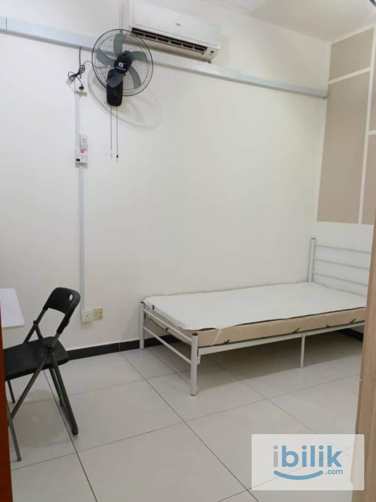 [Pearl Point Condo] Single Room with Aircond Rent Near Taman OUG, Taman Desa, Kuchai Lama, Bangsar South - Image 1
