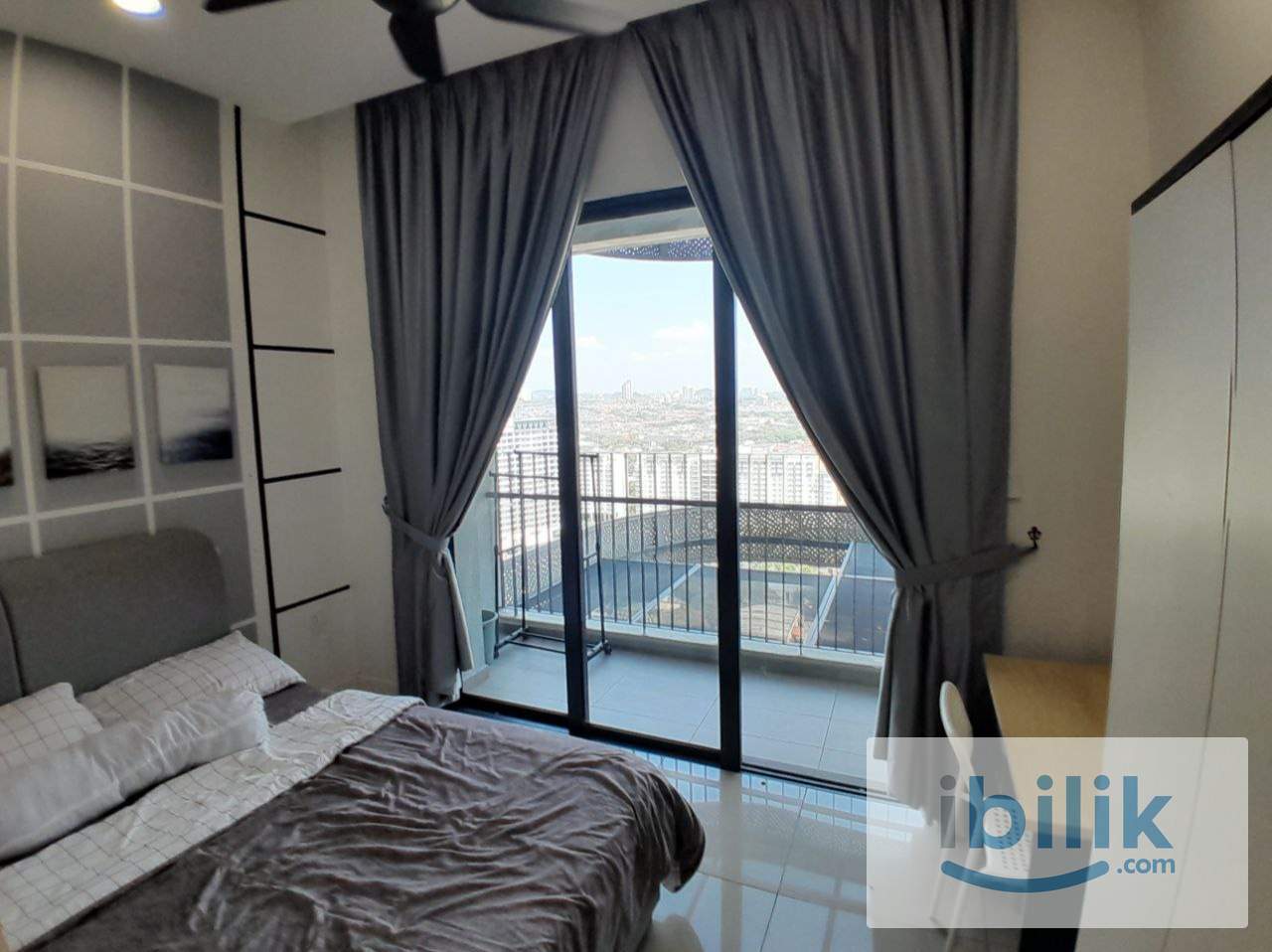 [Unio Residence]  Mixed Unit Middle Room with Aircond Rent Near MRT, Jinjang & Kepong Baru, Metro Prima - Image 1
