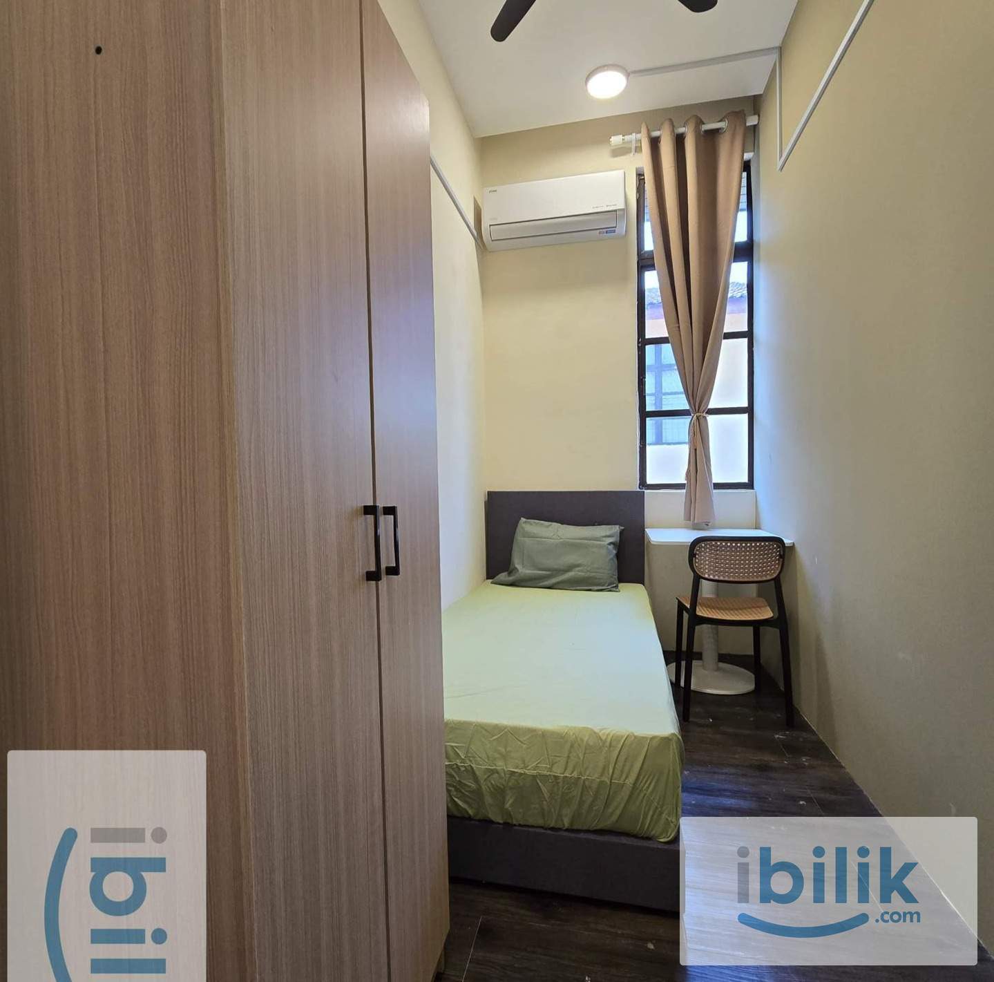Single Aircond Room 3 min Walk LRT - Image 1