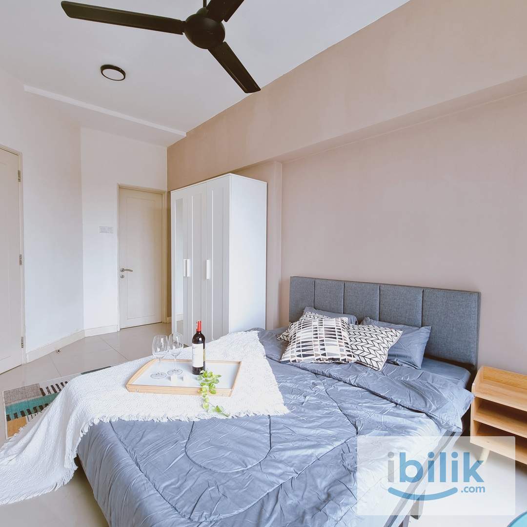 【Female】Master Room Queen Bed RM950 @ Tiara Mutiara OKR, Fully Furnished, included utility. Avail 1st Jun - Image 4