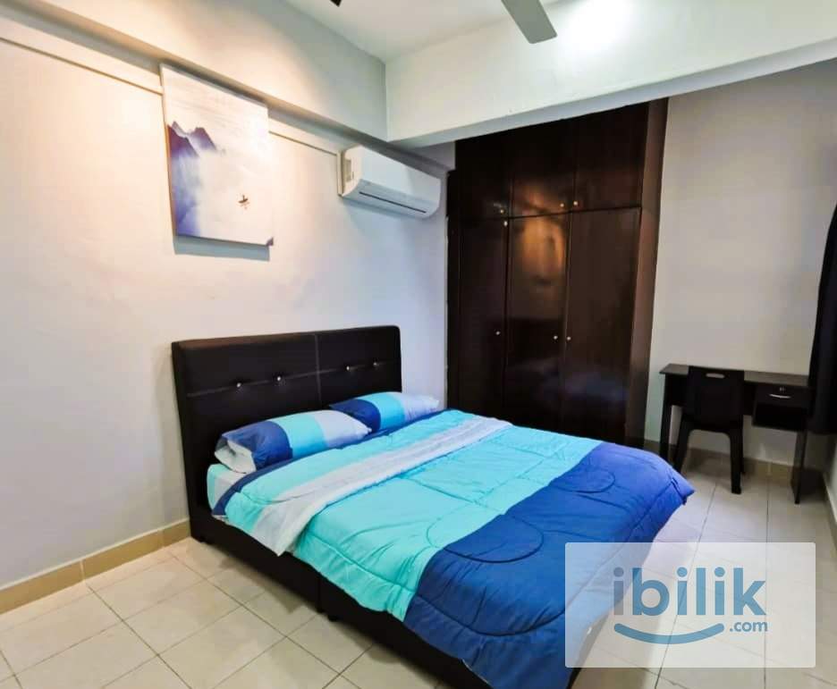 🚗Queen Size BIG Medium AC room, Female only, 8mins to Publika🚗 Duta Ria - Image 1