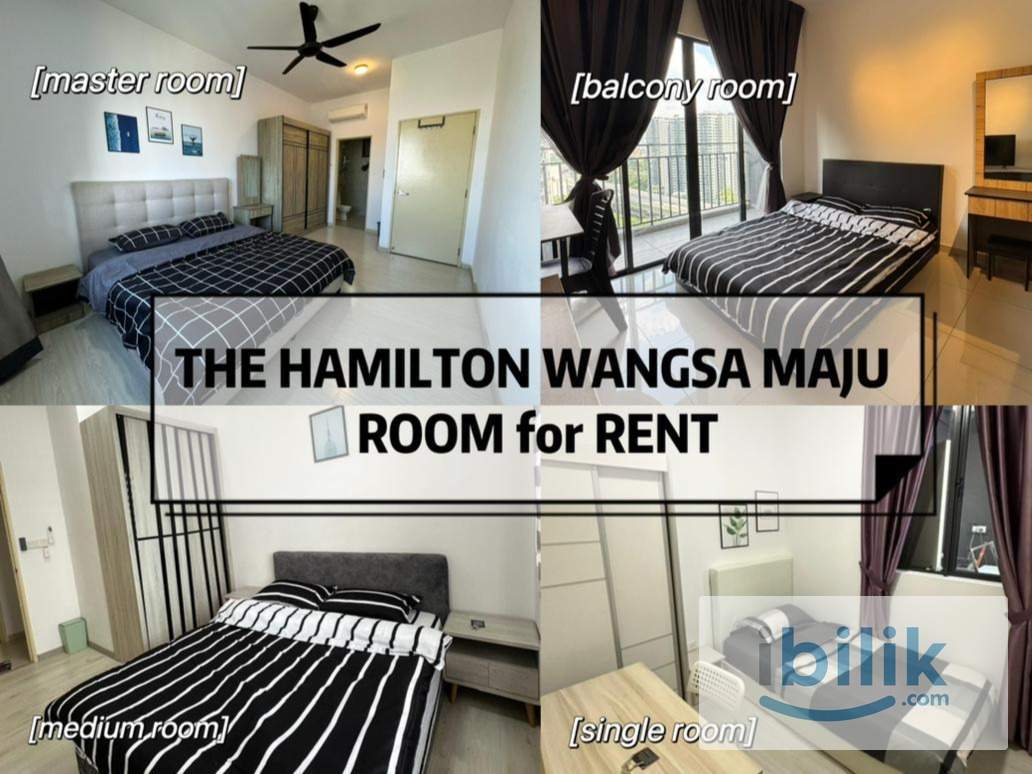 ‼️Promotion‼️Single Room @ The Hamilton Wangsa Maju 5 mins Walk To LRT Sri Rampai - Image 1