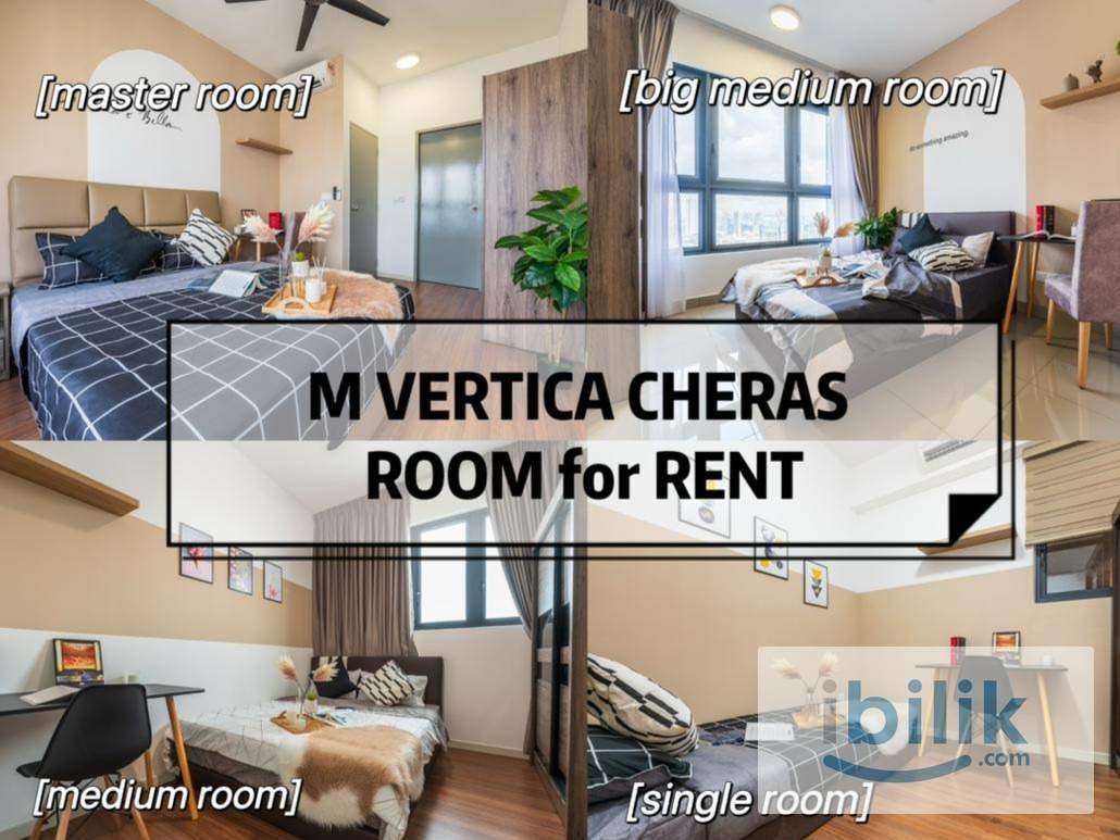 ‼️Promotion‼️Single Room @ M Vertica Cheras Maluri 10 mins Walk To LRT & MRT - Image 1
