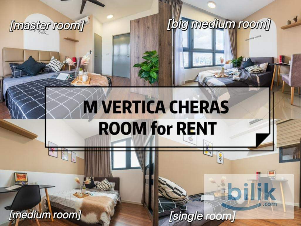 ‼️Promotion‼️Medium Room @ M Vertica Cheras Maluri 10 mins Walk To LRT & MRT - Image 1
