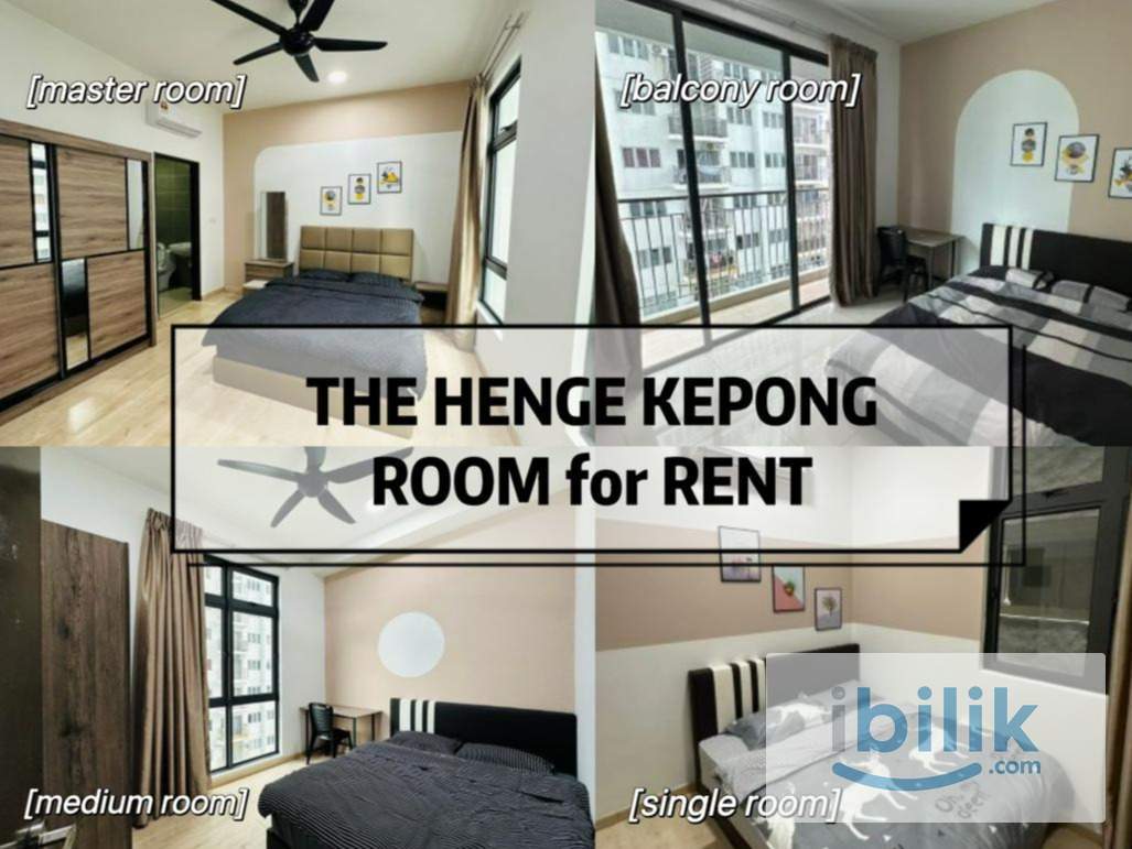 ‼️PROMOTION‼️Balcony Room The Henge Kepong Short Walk To MRT Metro Prima - Image 1