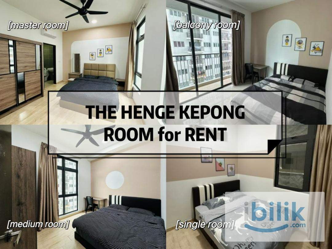 Single Room @ The Henge Kepong Short Walk To MRT Metro Prima Kepong - Image 1
