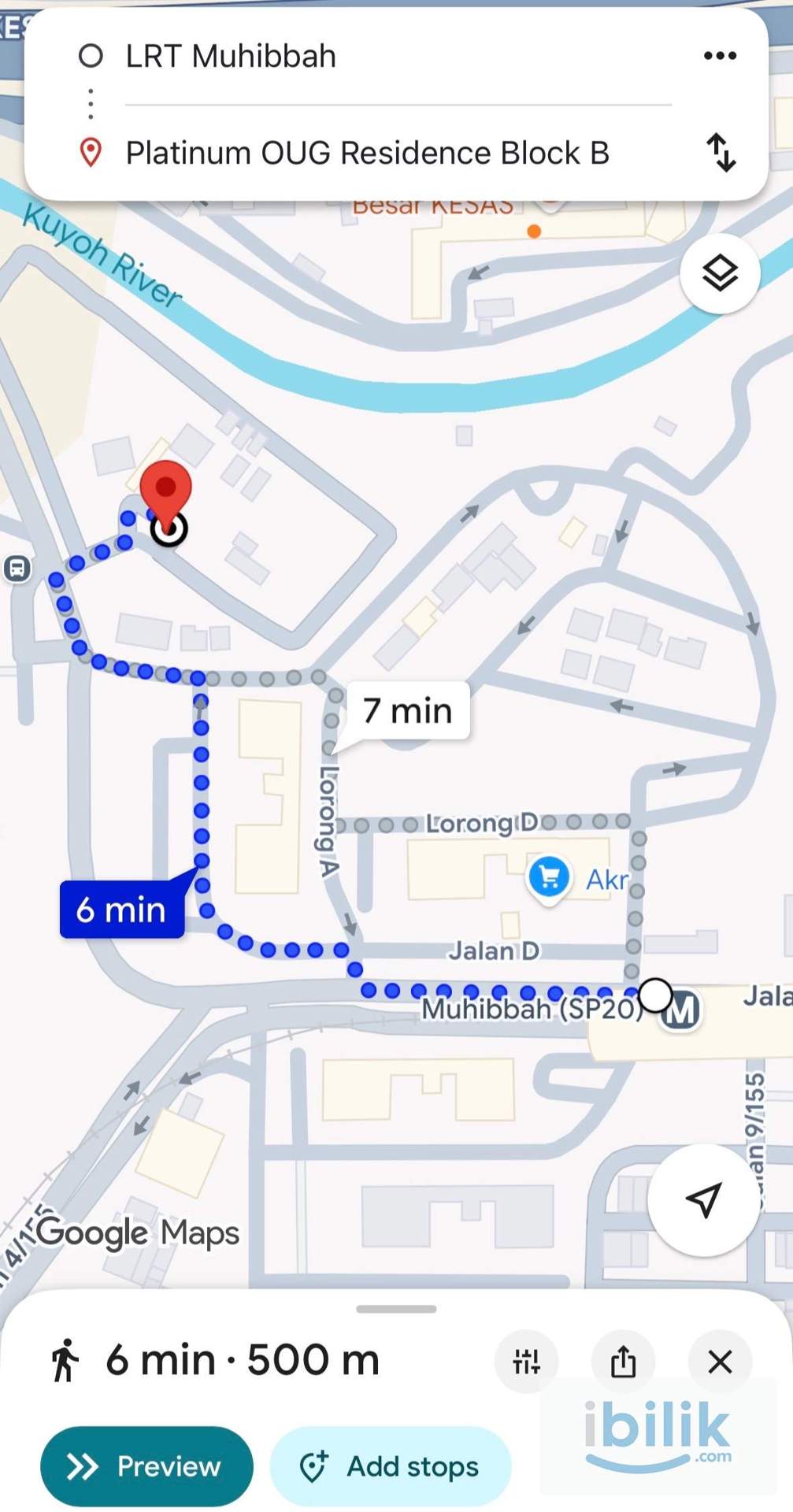 🔥(MIX)OUG LAST Master Room (Dual Key Studio)  | 🚶🏻‍♀️Walk 6 mins to LRT Muhibah🚇 near Puchong, BukitJalil @Platinum OUG - Image 5
