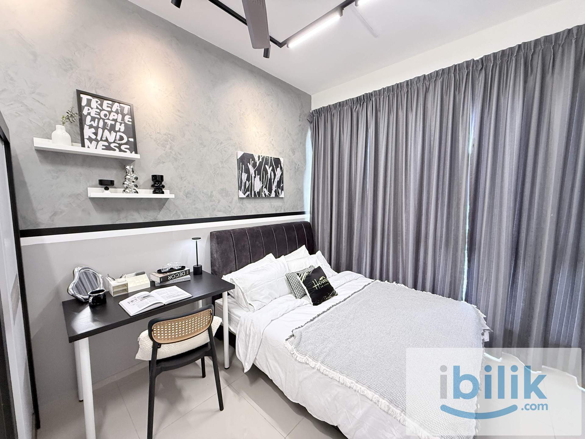 🏠FULLY FURNISHED QUEEN ROOM FOR MIX GENDER UNIT! NEARBY AEON BUKIT TINGGI 😍 - Image 1