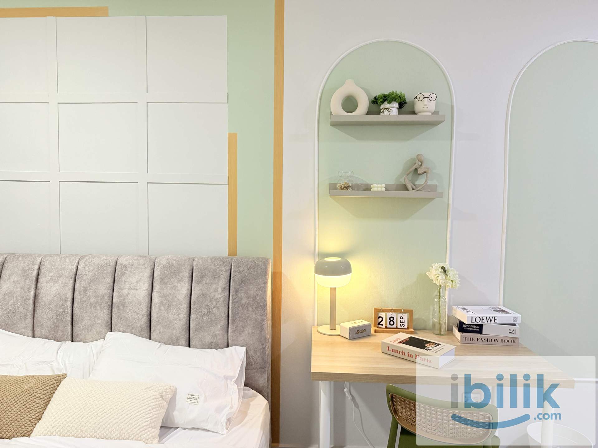 🔥MUST VIEW ROOM!🔥PREMIUM QUEEN ROOM FOR MIX GENDER UNIT 🏡NEAR TO MANY MALLS IN SUBANG 🛍️ - Image 6