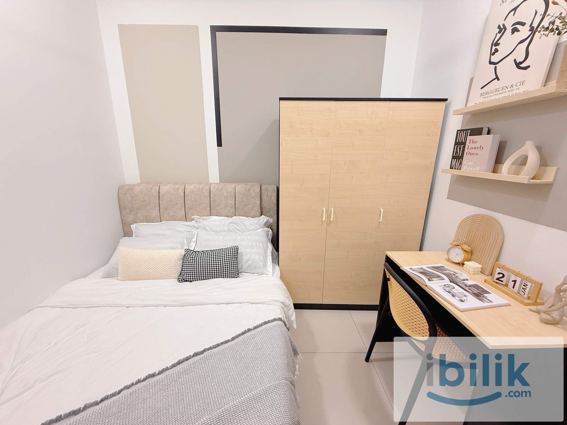 🏡 QUEEN ROOM IN RAZAK CITY RESIDENCE 😍7MINS WALK TO LRT🚝 - Image 1