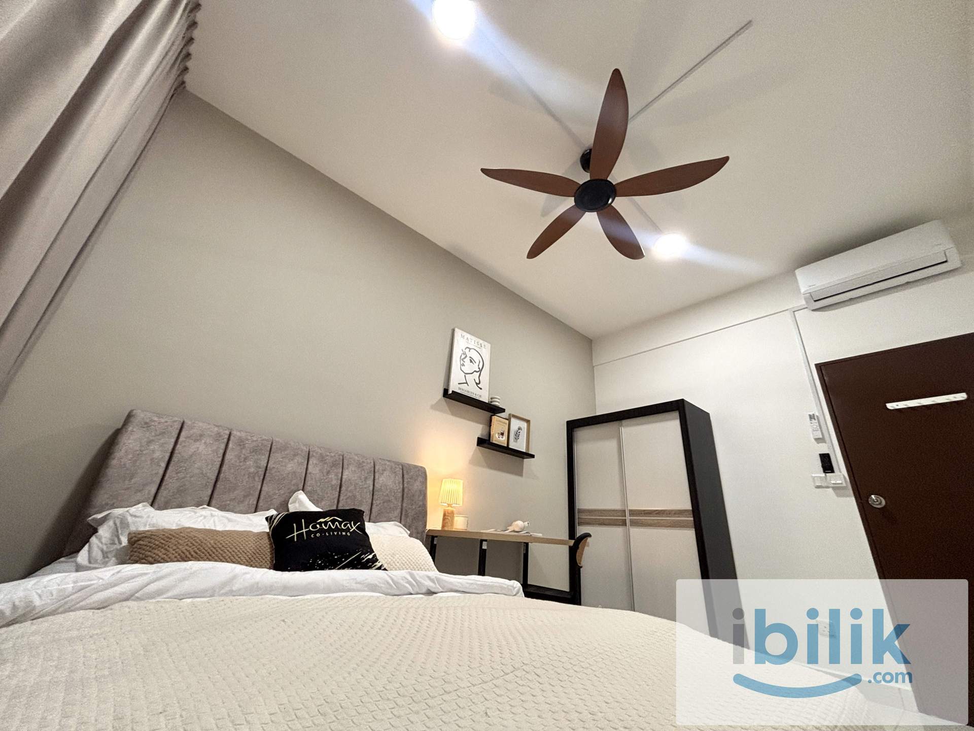 🛏️ PRIVATE QUEEN ROOM‼️ MIX GENDER UNIT IN MERCU JALIL NEAR LRT SRI PETALING🚆 - Image 5