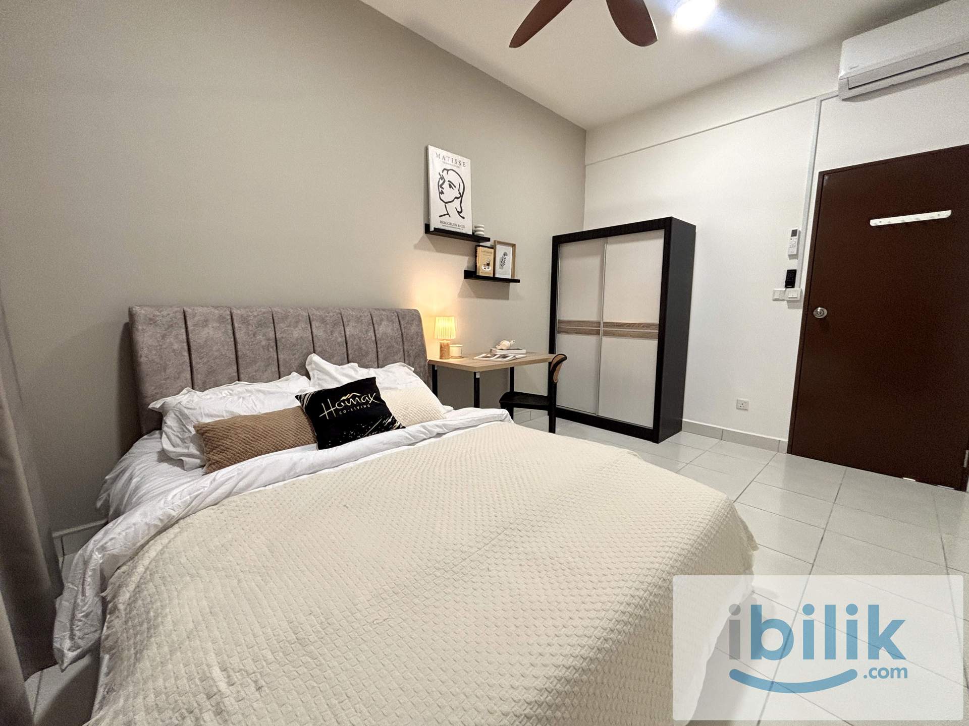 🛏️ PRIVATE QUEEN ROOM‼️ MIX GENDER UNIT IN MERCU JALIL NEAR LRT SRI PETALING🚆 - Image 4