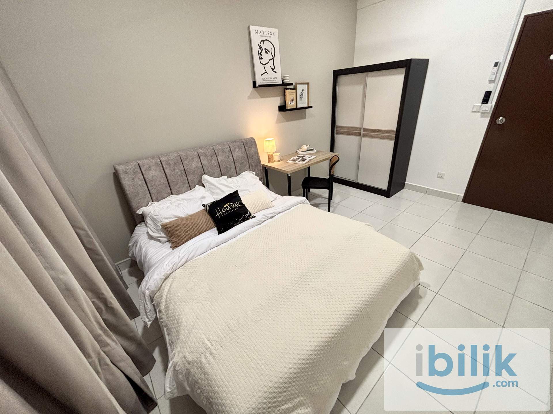 🛏️ PRIVATE QUEEN ROOM‼️ MIX GENDER UNIT IN MERCU JALIL NEAR LRT SRI PETALING🚆 - Image 3