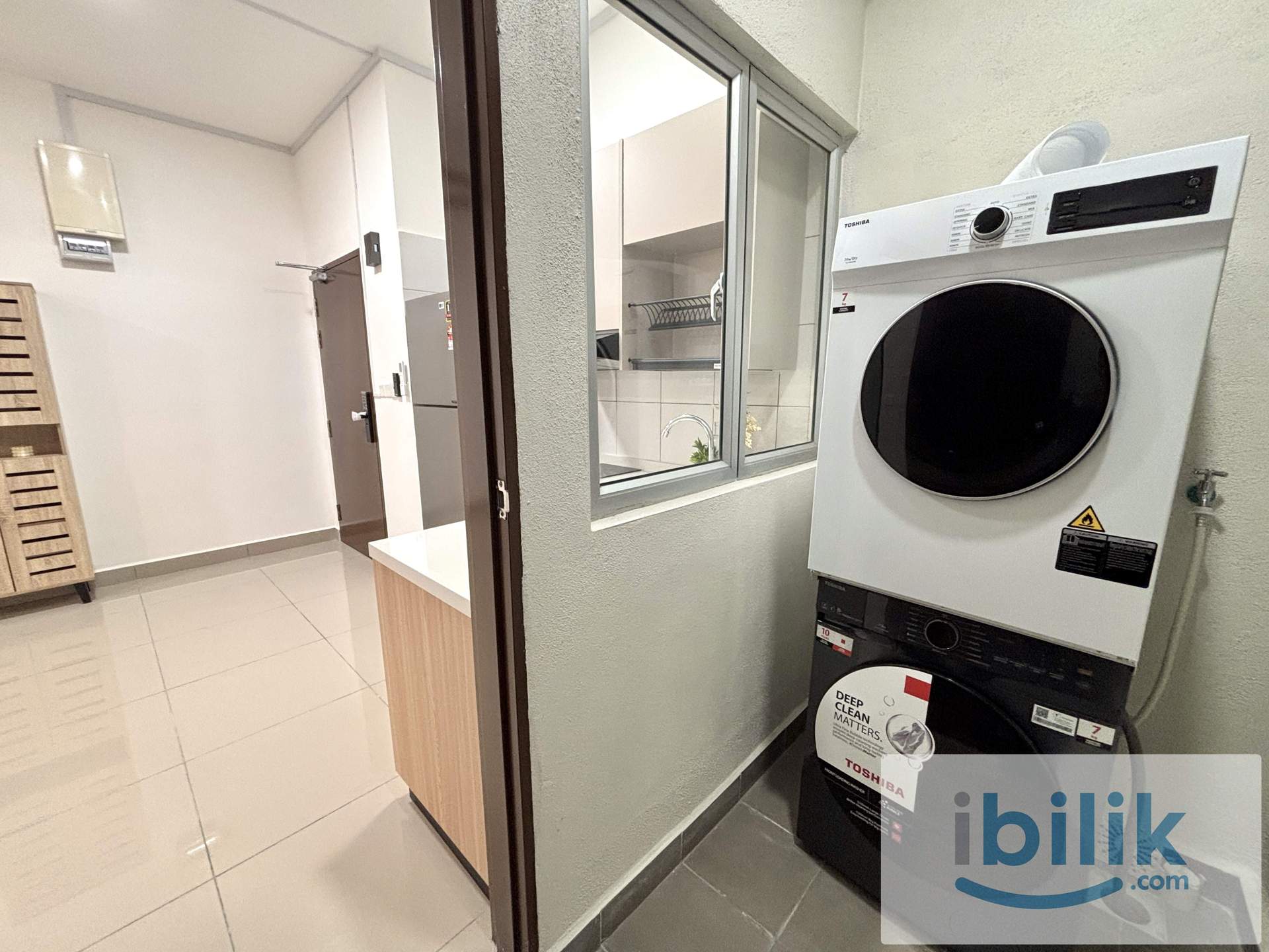 🛏️ PRIVATE QUEEN ROOM‼️ MIX GENDER UNIT IN MERCU JALIL NEAR LRT SRI PETALING🚆 - Image 9