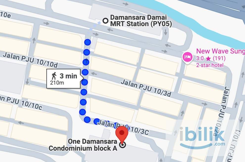 [3mins walk MRT] Female Single Room Damansara Damai One Damansara Condo Free Utilities Free Cleaning Ativo Plaza TTDI PJ - Image 4