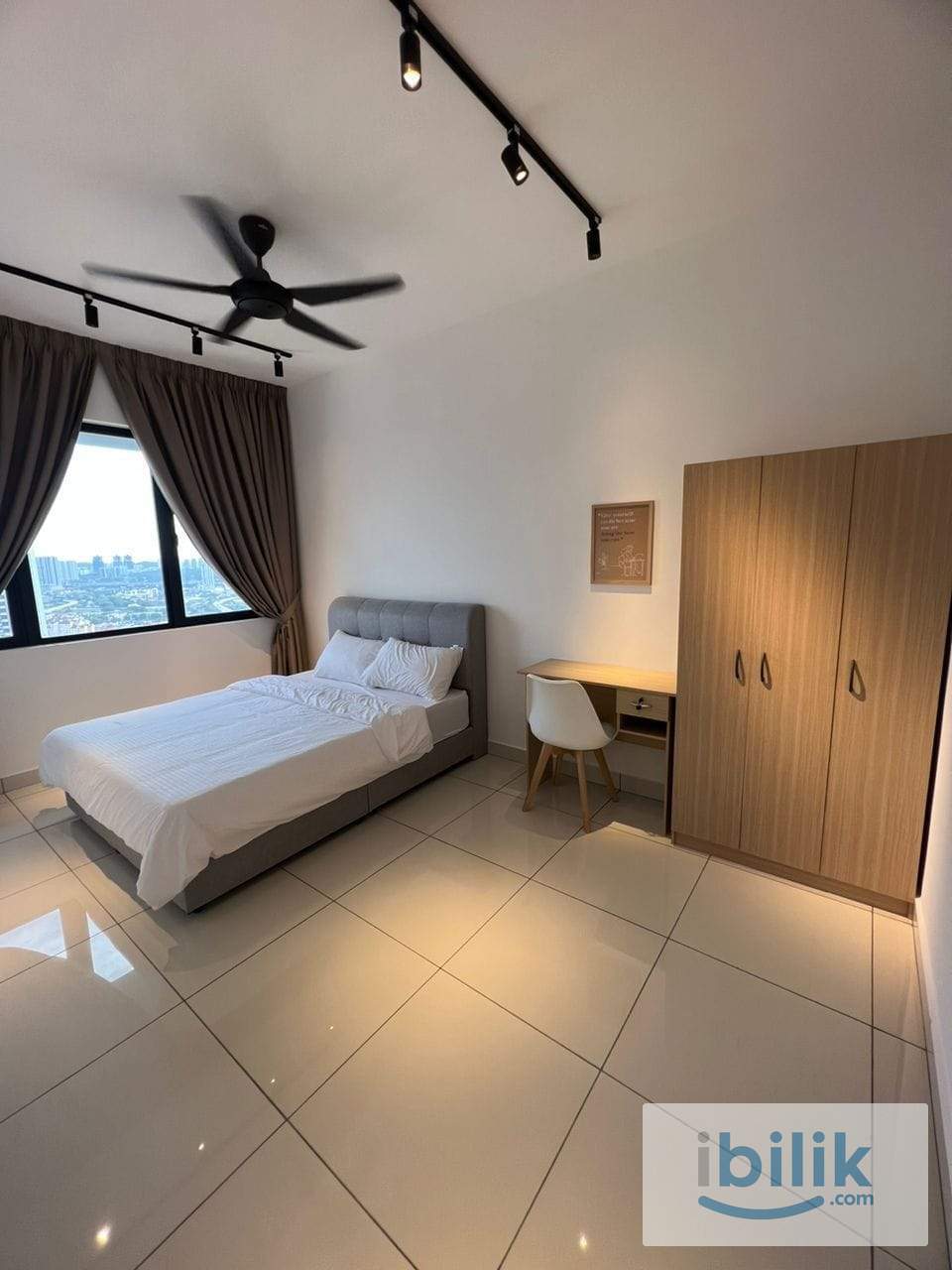 Cozy Female Masterbedroom with Private Bathroom @ Sentul Point Suites MRT LRT Sentul Free Cleaning Free Utilities - Image 1