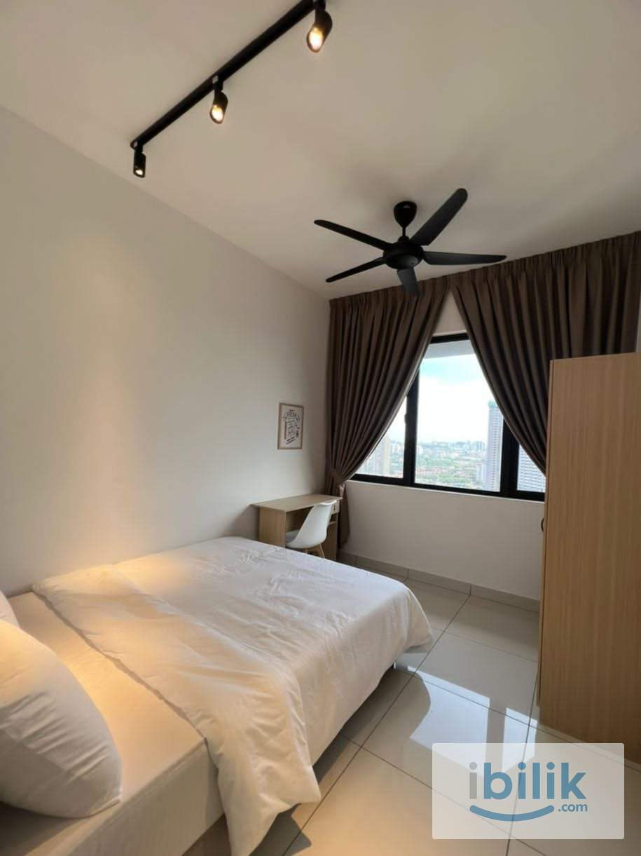 [Middle Female Queenbedroom] Sentul Newly Furnished Free Cleaning Free Utilities Petaling Jaya Bamboo Hills - Image 1