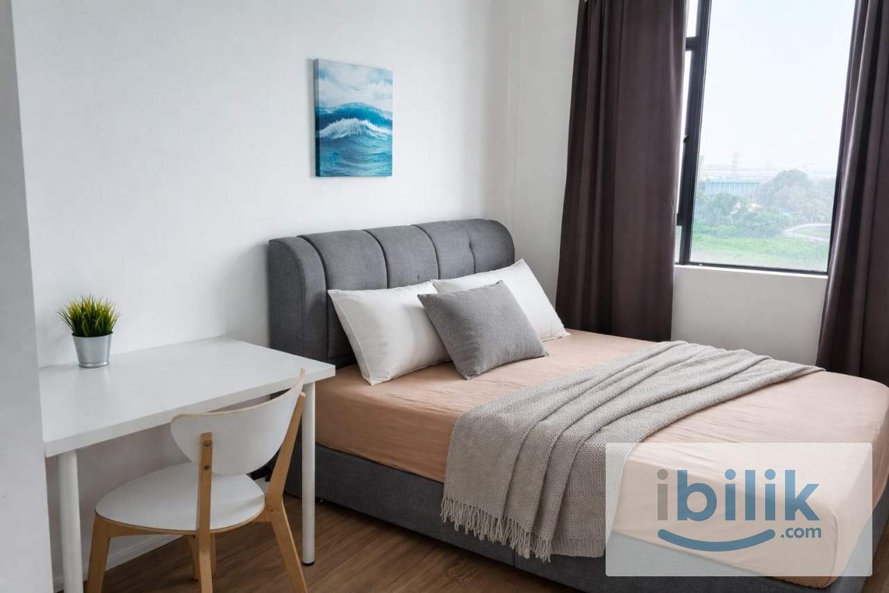 [The Green] 🔥 Newly Renovated Fully Furnished Balcony Room for Rent @ Residensi Hijauan @ Near MSU @ Sek 22 Shah Alam - Image 1