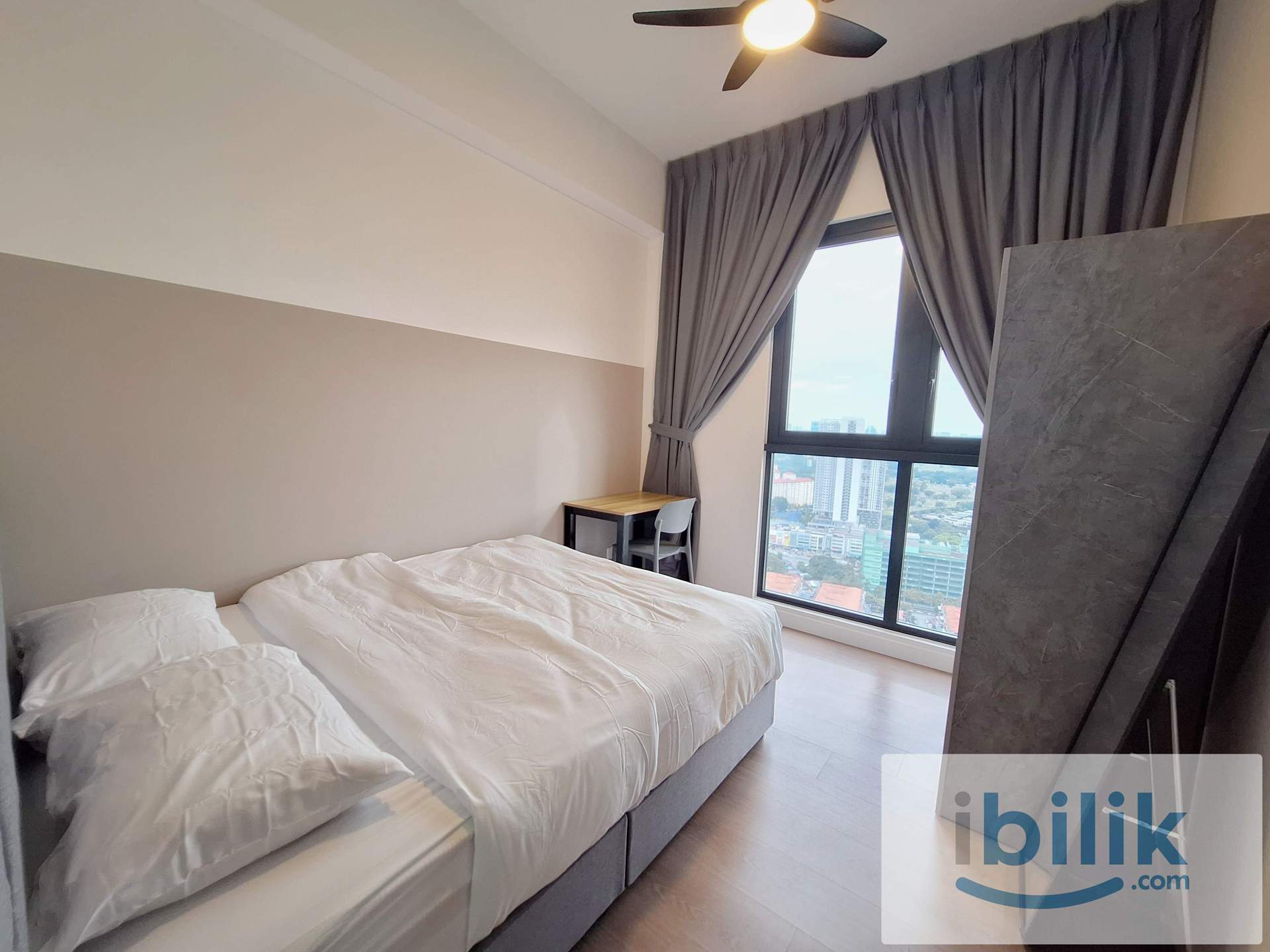 😏Skyline KL Fully Furnished Single Room⚡️Move-in Ready ⭐LRT Pudu downstairs 😎Nearby Sunway Velocity, MyTown, IKEA - Image 3