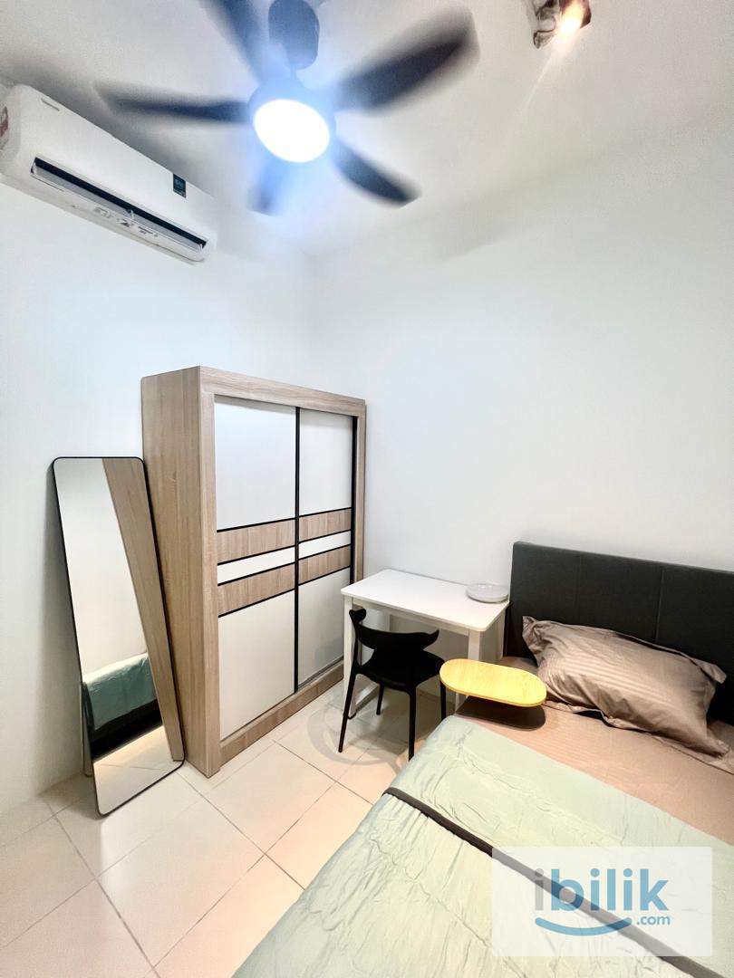 Newly Furnished Medium Single Bedroom to Rent @ Casa Indah 2 @ Keyless Room @  5 mins walk to LRT @ Mix Unit - Image 1