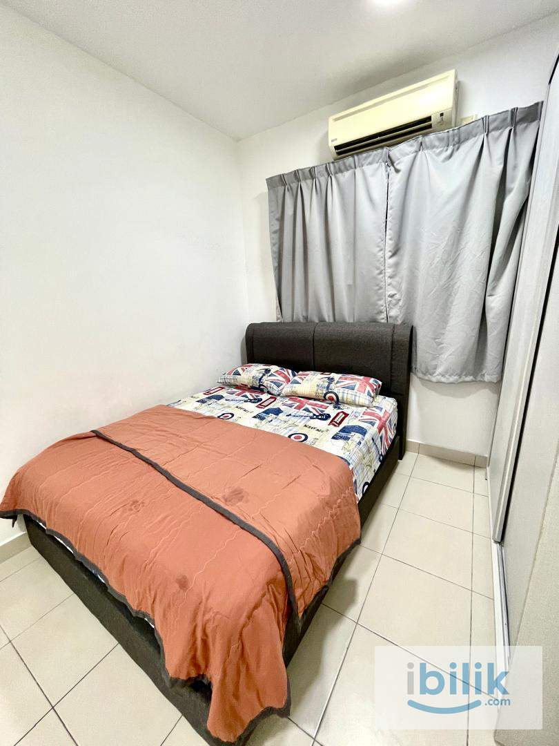 (KEYLESS) Smart Lock @ Master Queen Bedroom for Rent at Seri Baiduri @ Setia Alam with Private 🛁Bathroom @ Female Muslim - Image 8