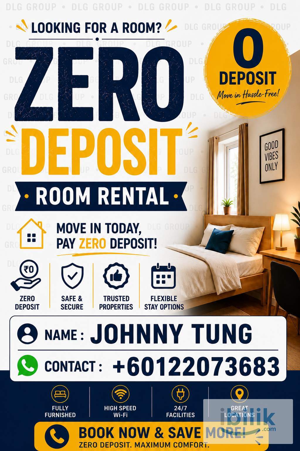 Taman Seputeh near Mid Valley Single Room with Air Conditioner - Image 6