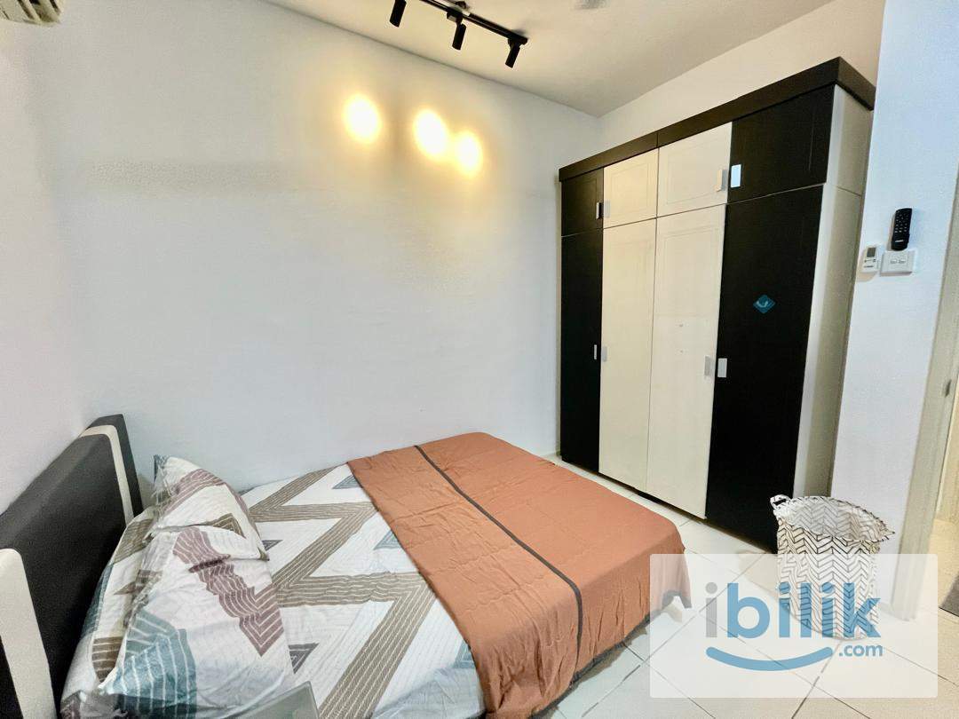 Newly Furnished Medium Queen Bedroom @ Casa Indah 2 @ Keyless Room @  5 mins walk to LRT @ Smart Lock @ Mix Unit - Image 10