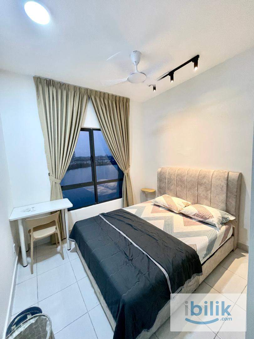 Lake View Room @ E’Island Puchong @ Newly Furnished w Smart Lock @ Immediate Move In  - Image 9