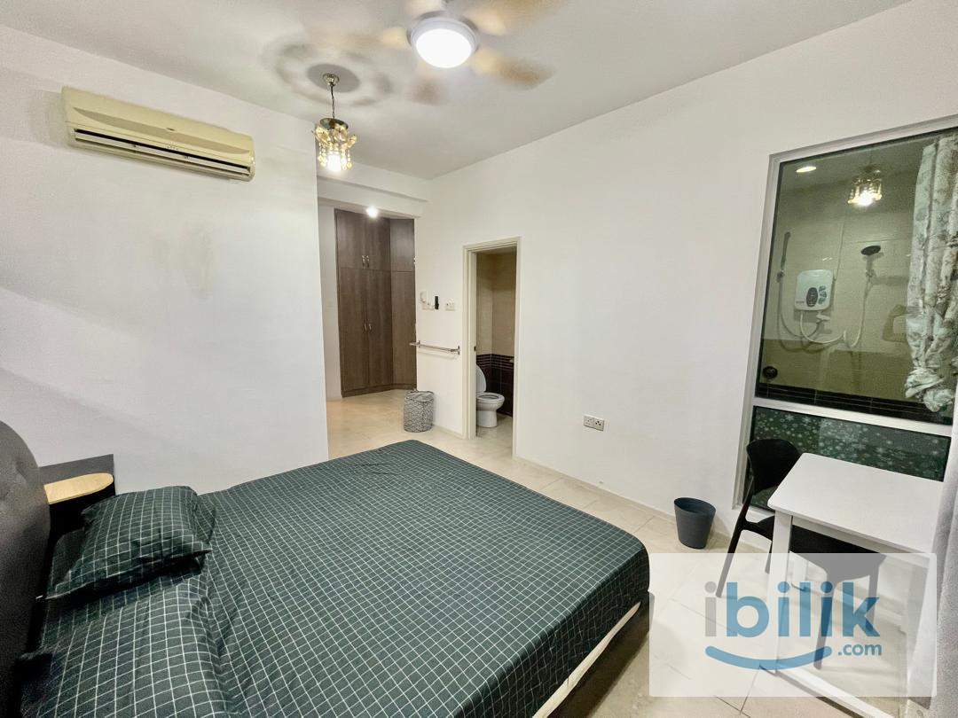 Newly Furnished Master King  Bedroom to Rent @ Casa Indah 2 @ Keyless Room @ Smart Lock Room & Main Entrance @ Mix Unit - Image 6