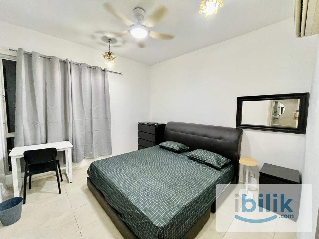 Newly Furnished Master King  Bedroom to Rent @ Casa Indah 2 @ Keyless Room @ Smart Lock Room & Main Entrance @ Mix Unit - Image 10