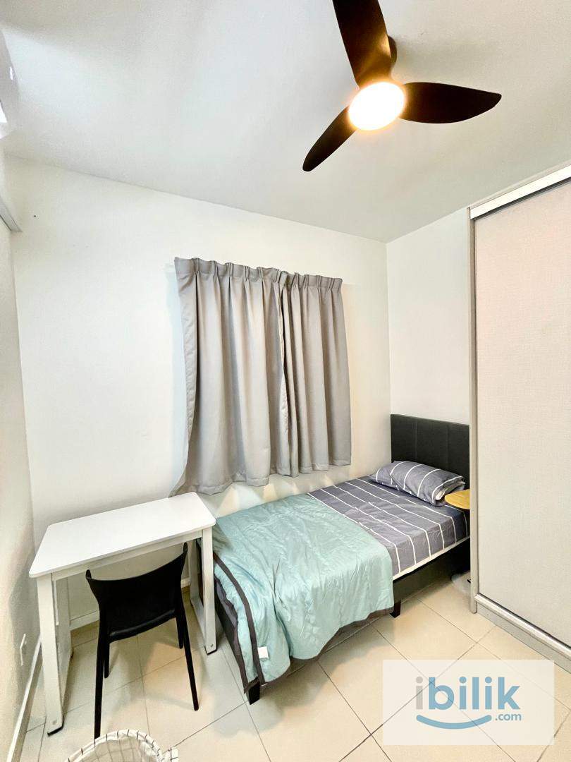 (KEYLESS) Smart Lock @ Medium Single Bedroom for Rent at Seri Baiduri @ Setia Alam@ Female Muslim Unit - Image 7