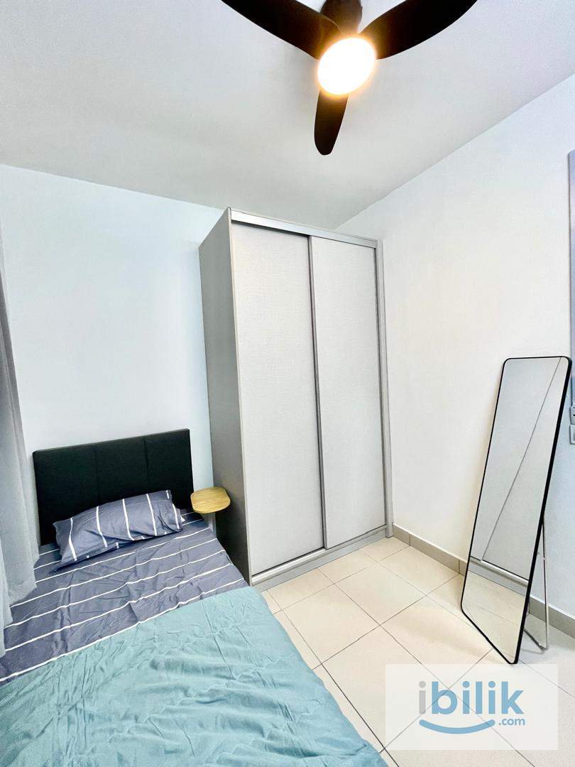 (KEYLESS) Smart Lock @ Medium Single Bedroom for Rent at Seri Baiduri @ Setia Alam@ Female Muslim Unit - Image 9