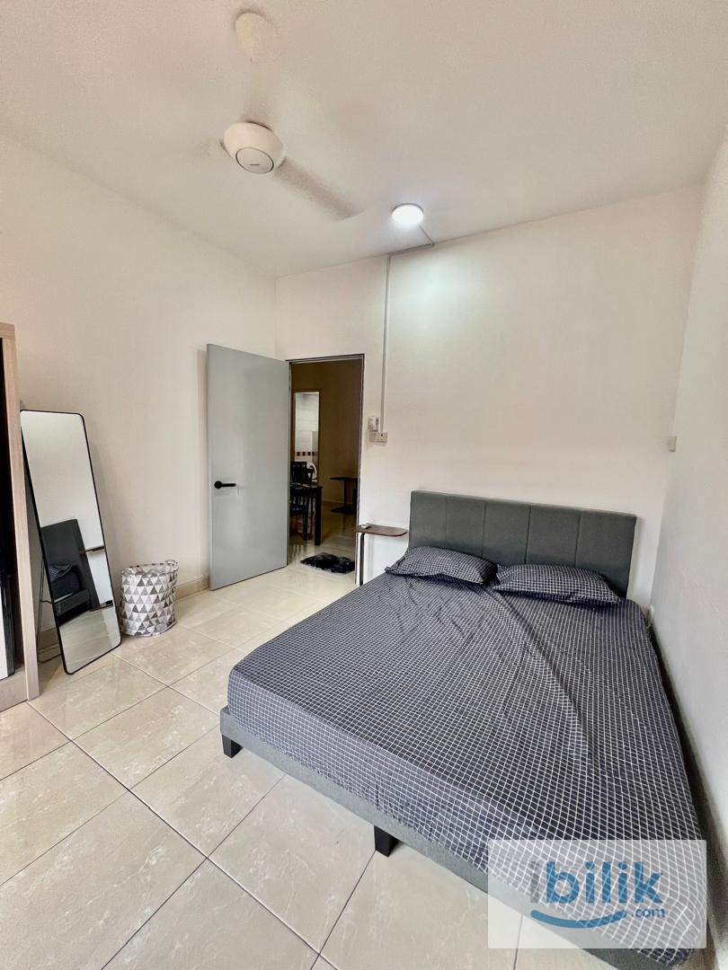 Newly Furnished Balcony Queen Bedroom to Rent @ Casa Indah 1 @ Keyless Room @  5 mins walk to LRT @ Mix Unit - Image 1