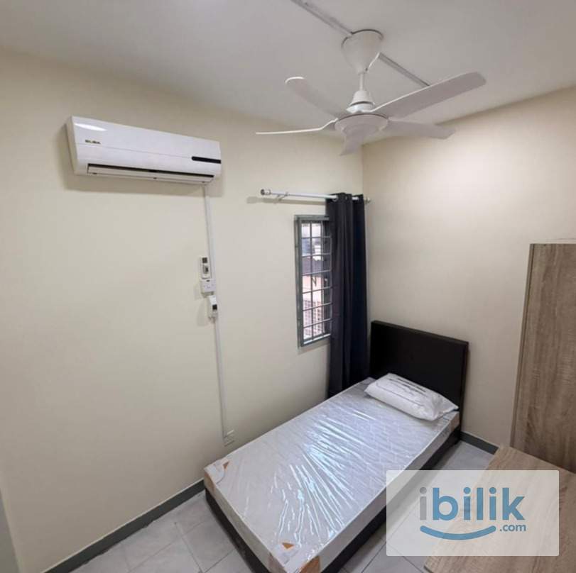 SD Tiara Small Room | 5min MRT Sri Damansara | Fully Furnished | Aircond + Wifi | Move In Now - Image 1