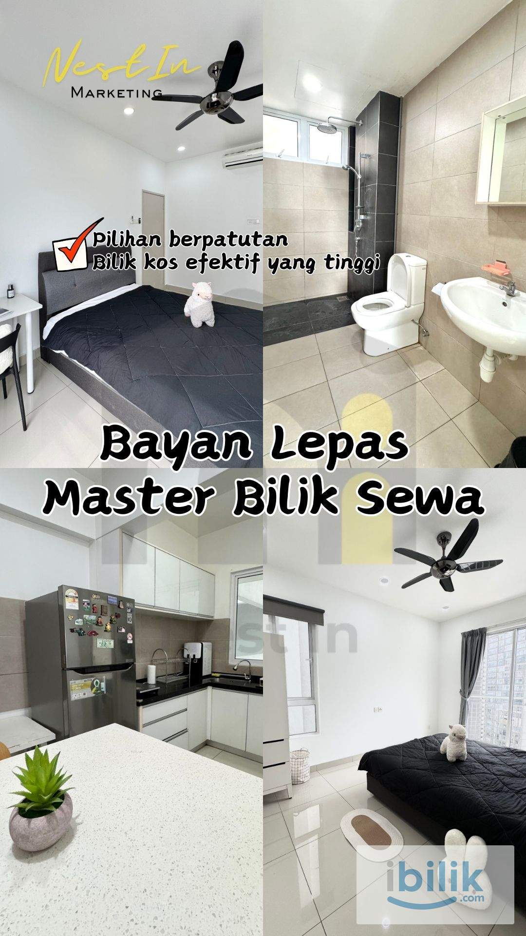 Gardens Ville master room for rent, Sungai Ara - Image 4