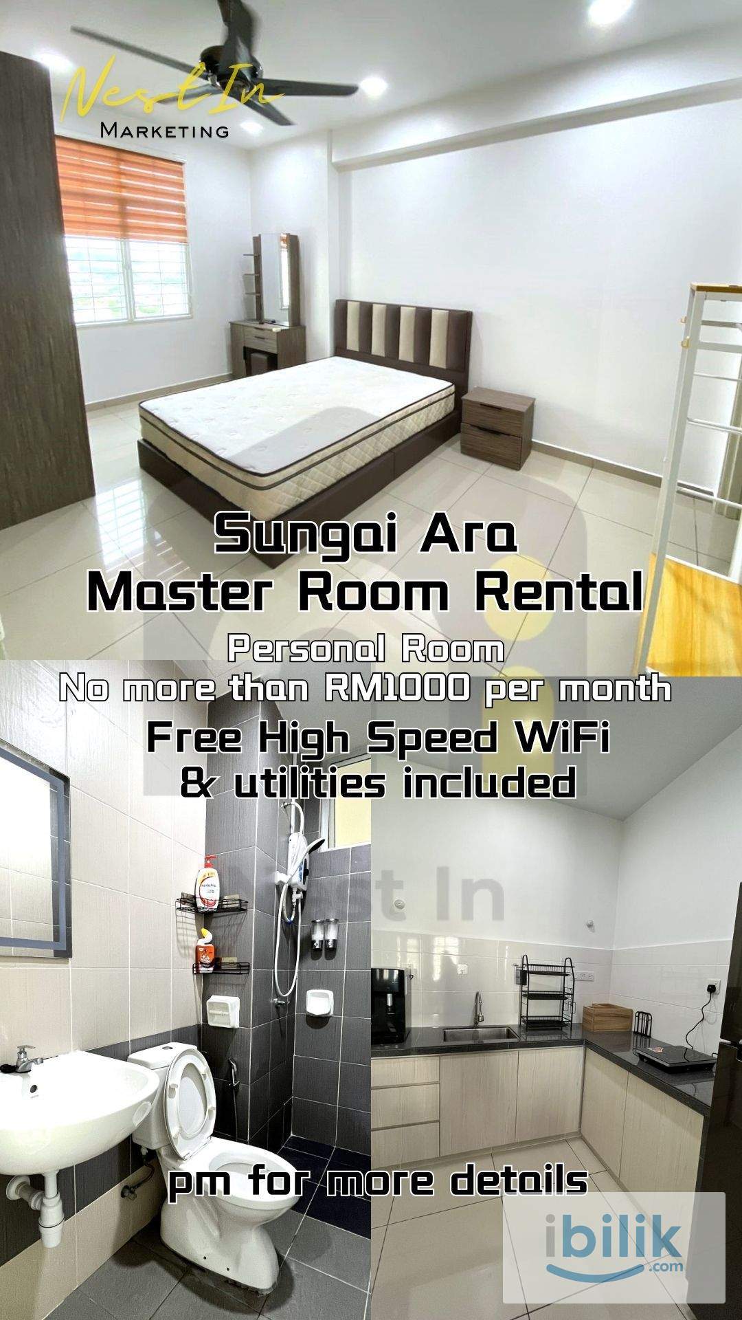 Sierra Residence Master Room For Rent (Male unit) - Image 6