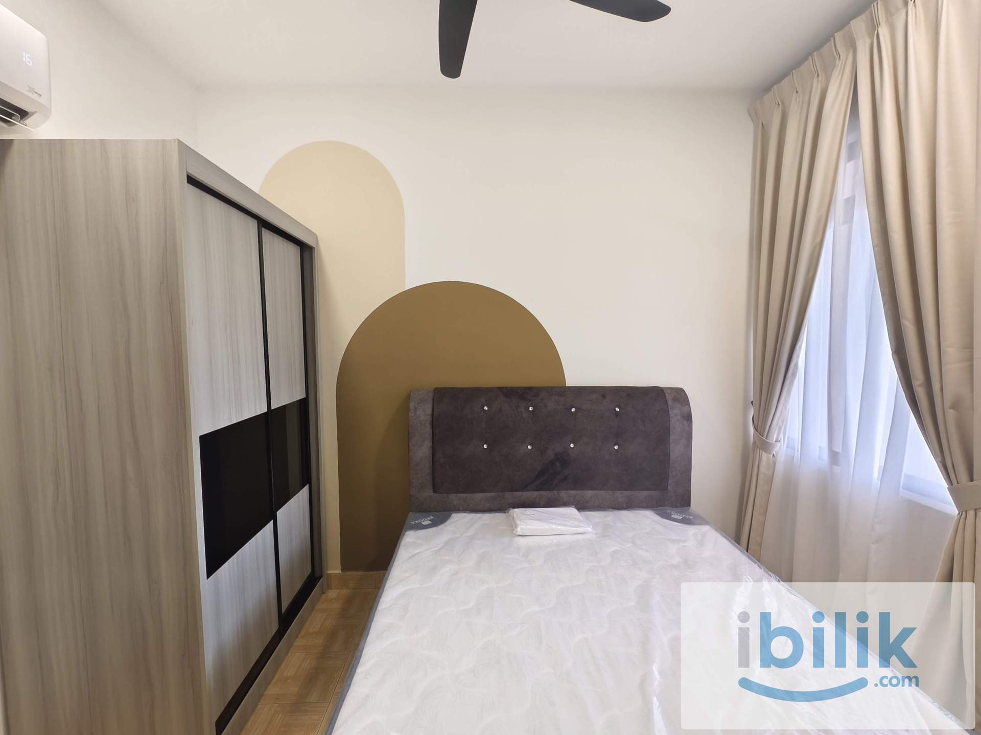 🏠 Queen Bedroom Full Furnish at Awana Puri 🚶‍♂️ Walk to LRT🚆 | 📶 Free WiFi & 💧 Water & ⚡ Common Area Electric - Image 2