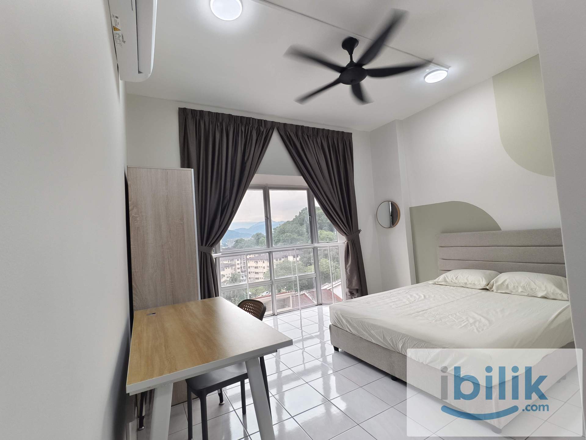 🏠 Master Bedroom Full Furnish at Wangsa Metroview🚶‍♂️ Walk to LRT 🚆 | 📶 Free WiFi & 💧 Water & ⚡ Common Area Electric - Image 1