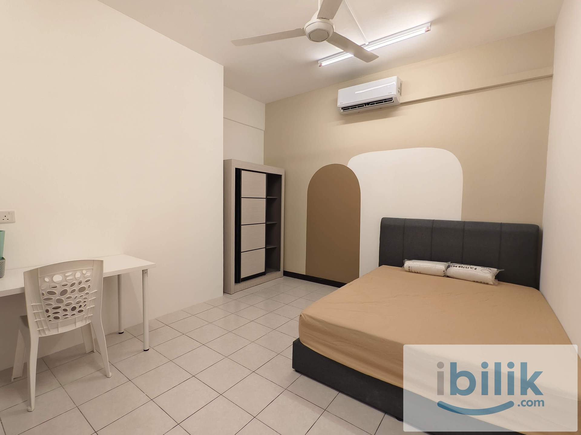 🏠 Master Bedroom Full Furnish at Prima Midah Height🚶‍♂️ Walk to MRT 🚆 | 📶 Free WiFi & 💧 Water & ⚡ Common Area Electric - Image 9